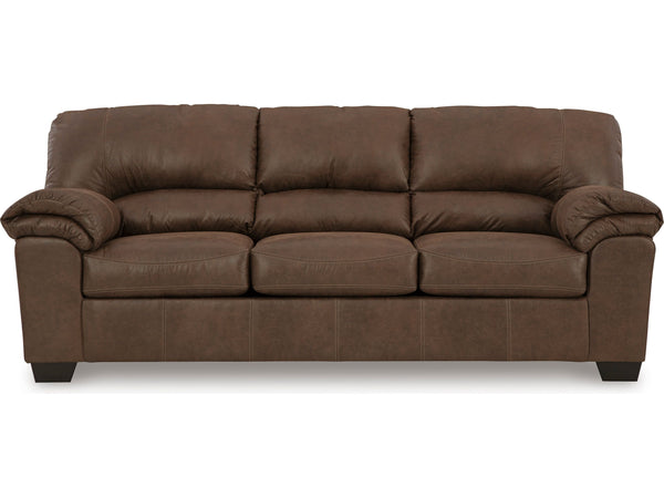 Bladen Faux Leather Sofa - Brown 1202038 - Schleider Furniture & Mattress Company
