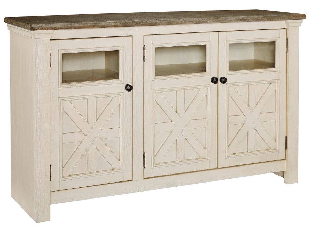 W647-38 BOLANBURG TV STAND - Schleider Furniture & Mattress Company