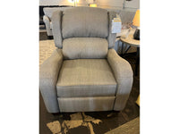 Carolynne High Leg Recliner - Milo Pumice (Grey) - Schleider Furniture & Mattress Company