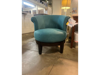 Attica Swivel Chair - Peacock - Schleider Furniture & Mattress Company