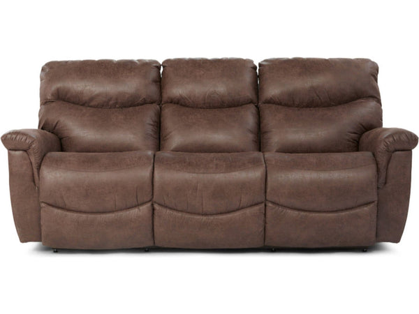 James Power Reclining Sofa w/Headrest & Lumbar X44521-RE994767 - Schleider Furniture & Mattress Company