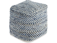 Chevron Pouf - Schleider Furniture & Mattress Company