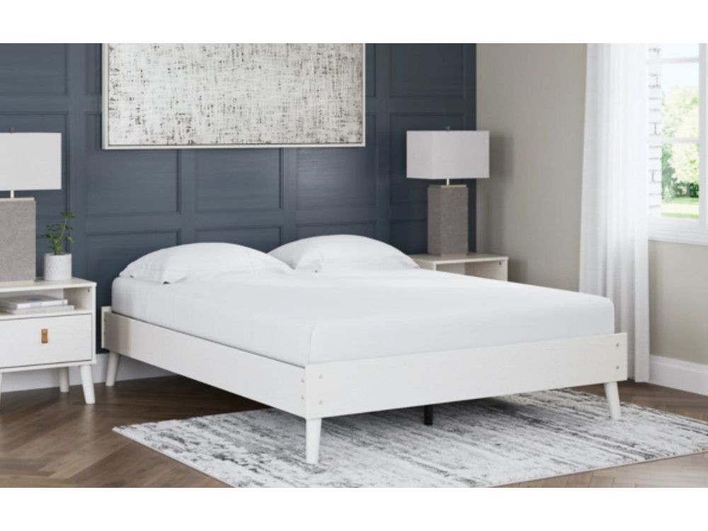 APRILYN QUEEN PLATFORM BED - CLEARANCE - Schleider Furniture & Mattress Company