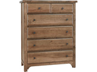 5-Drawer Chest 800-115 Cool Farmhouse - Schleider Furniture & Mattress Company