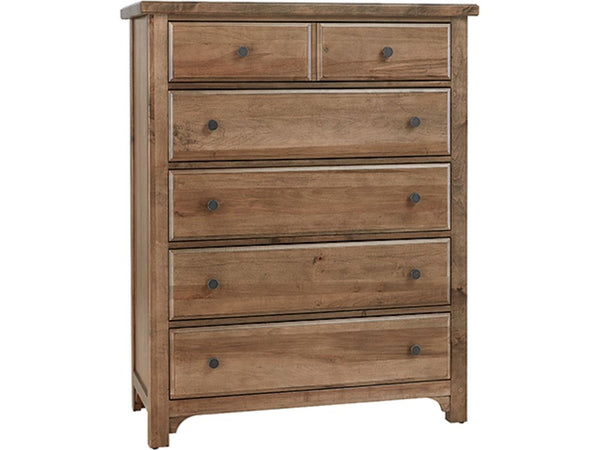 5-Drawer Chest 800-115 Cool Farmhouse - Schleider Furniture & Mattress Company