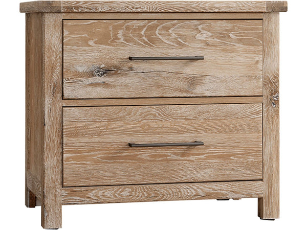 Dovetail Nightstand 754-227 "Bleached White" - Schleider Furniture & Mattress Company