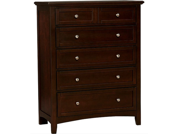 Chest of Drawers BB27-115 Bonanza - Merlot - Schleider Furniture & Mattress Company