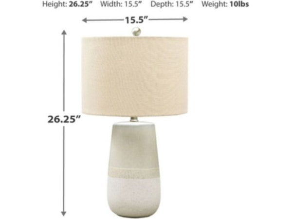 Shavon Ceramic Table Lamp L100724 - Schleider Furniture & Mattress Company