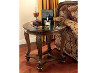 NORCASTLE ROUND END TABLE T499-6 - Schleider Furniture & Mattress Company