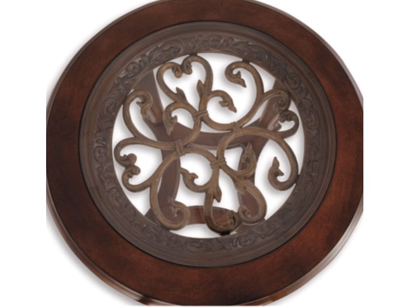 NORCASTLE ROUND END TABLE T499-6 - Schleider Furniture & Mattress Company