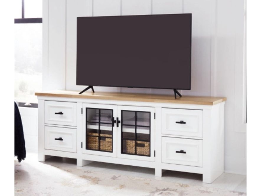 ASHBRYN EX-LRG TV STAND W844-68 - Schleider Furniture & Mattress Company