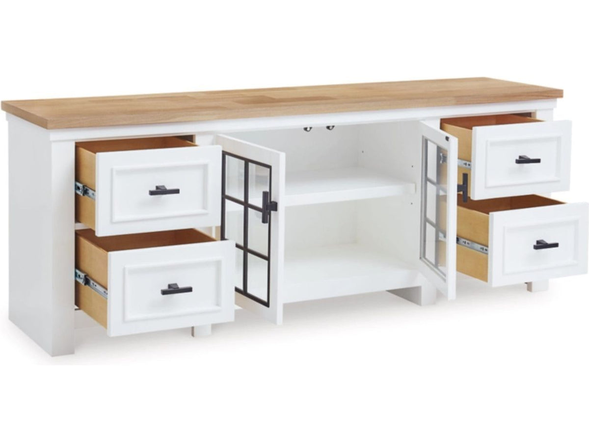 ASHBRYN EX-LRG TV STAND W844-68 - Schleider Furniture & Mattress Company