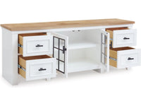 ASHBRYN EX-LRG TV STAND W844-68 - Schleider Furniture & Mattress Company
