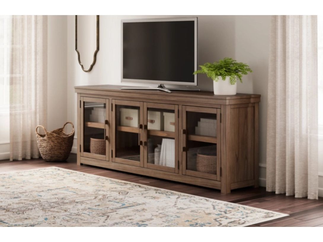 BOARDERNEST EX-LRG TV STAND W738-78 - Schleider Furniture & Mattress Company