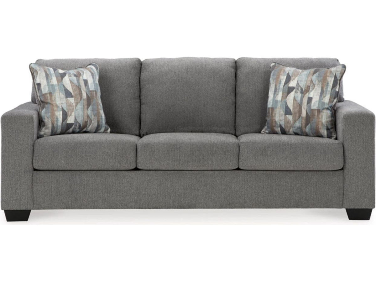 DELTONA QUEEN SLEEPER 5120539 GRAPHITE - Schleider Furniture & Mattress Company