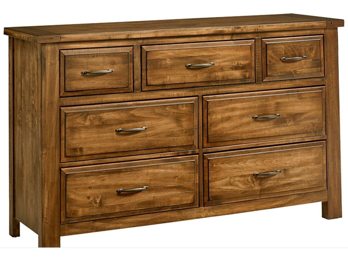 118-003 MAPLE ROAD DRESSER - COLOR: ANTIQUE AMISH - Schleider Furniture & Mattress Company