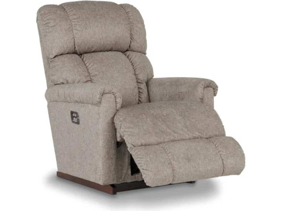 Pinnacle Power Rocking Recliner with Headrest and Lumbar - Marble 10X512RW-D175964 - Schleider Furniture & Mattress Company