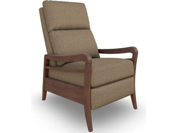 3L0DW-19986 "Cappucino" Ryberson Hi-leg recliner - Schleider Furniture & Mattress Company