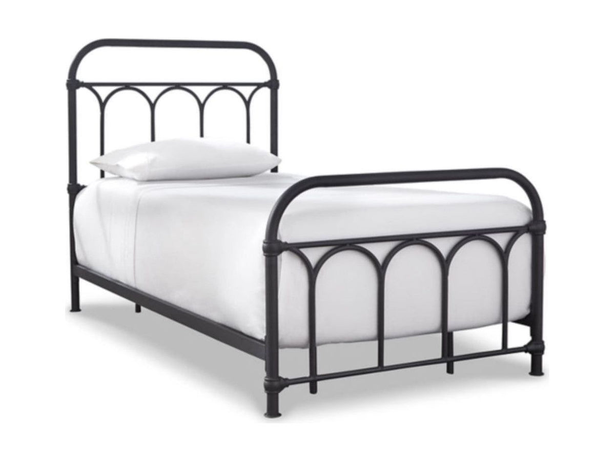 B280-671 Nashburg Metal Twin Bed - Schleider Furniture & Mattress Company