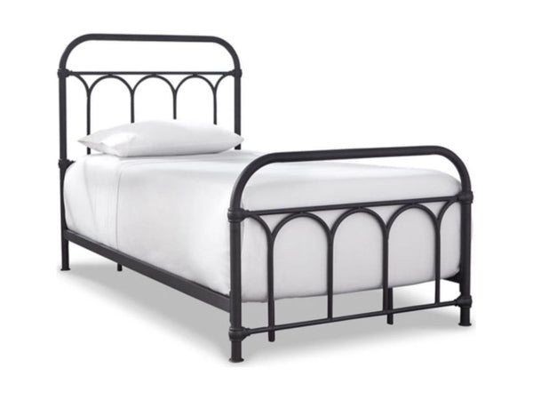 B280-671 Nashburg Metal Twin Bed - Schleider Furniture & Mattress Company