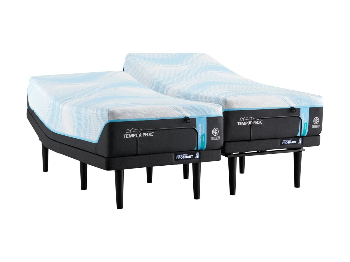 Tempur-LuxeBreeze Hybrid Medium Mattress - Schleider Furniture & Mattress Company