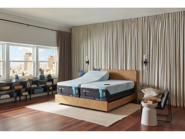 Tempur-LuxeBreeze Hybrid Medium Mattress - Schleider Furniture & Mattress Company