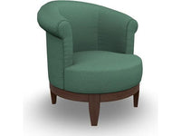 Attica Swivel Chair - Peacock - Schleider Furniture & Mattress Company