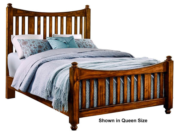 Maple Road Slat Poster Bed | King_Vaughan-Bassett_brenham.