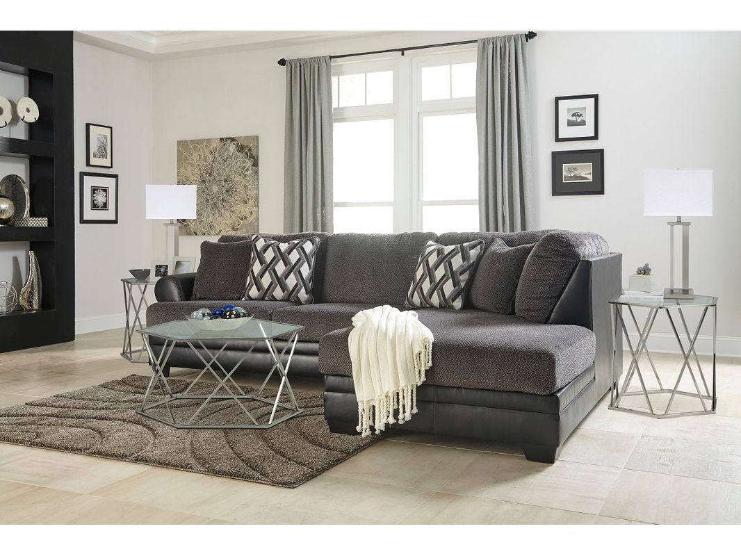 Kumasi 2-Piece Sectional with Chaise - Schleider Furniture & Mattress Company