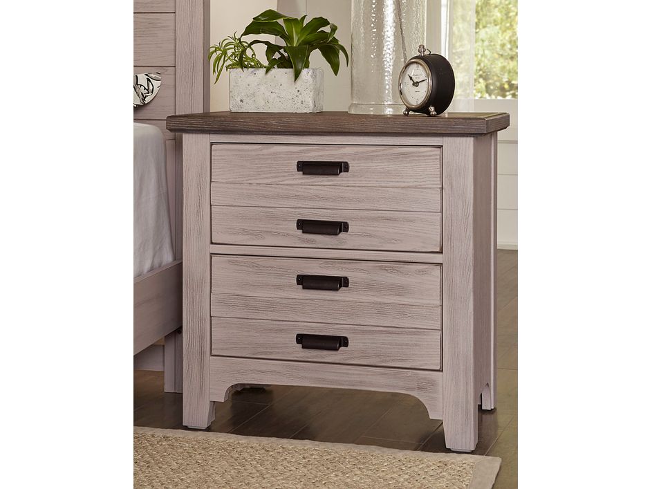 Bungalow Dover Grey Nightstand_Vaughan-Bassett_brenham.