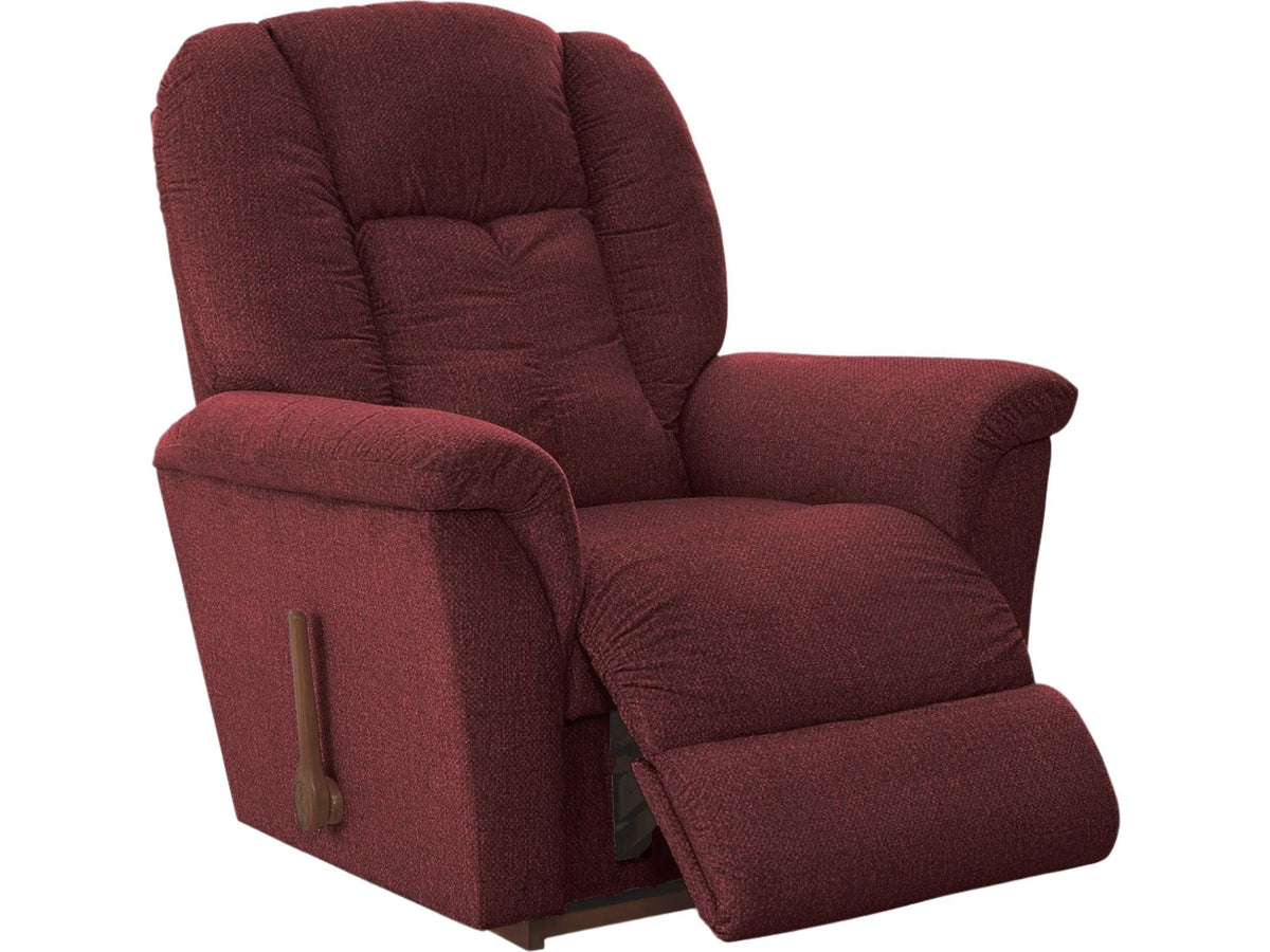 Red Recliner, La-z-boy recliner, jasper recliner, rocking recliner, maroon recliner, buy a jasper recliner, buy a lazboy, rocker recliner, red rocking reclienr, upholstered recliner