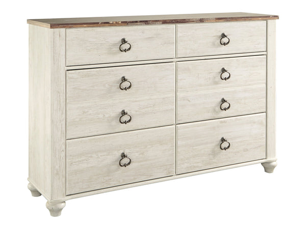 Willowton Dresser - Schleider Furniture & Mattress Company