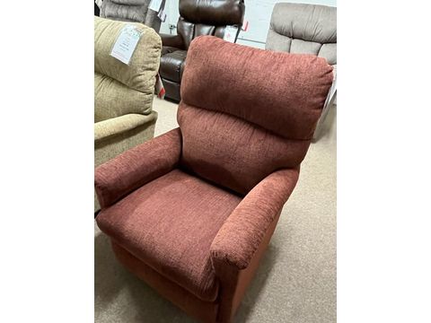 Clearance Save $160!  Collage Reclina-Rocker Recliner - Burgundy - Schleider Furniture & Mattress Company