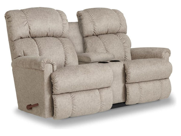 Pinnacle Console Reclining Loveseat - Marble - Schleider Furniture & Mattress Company