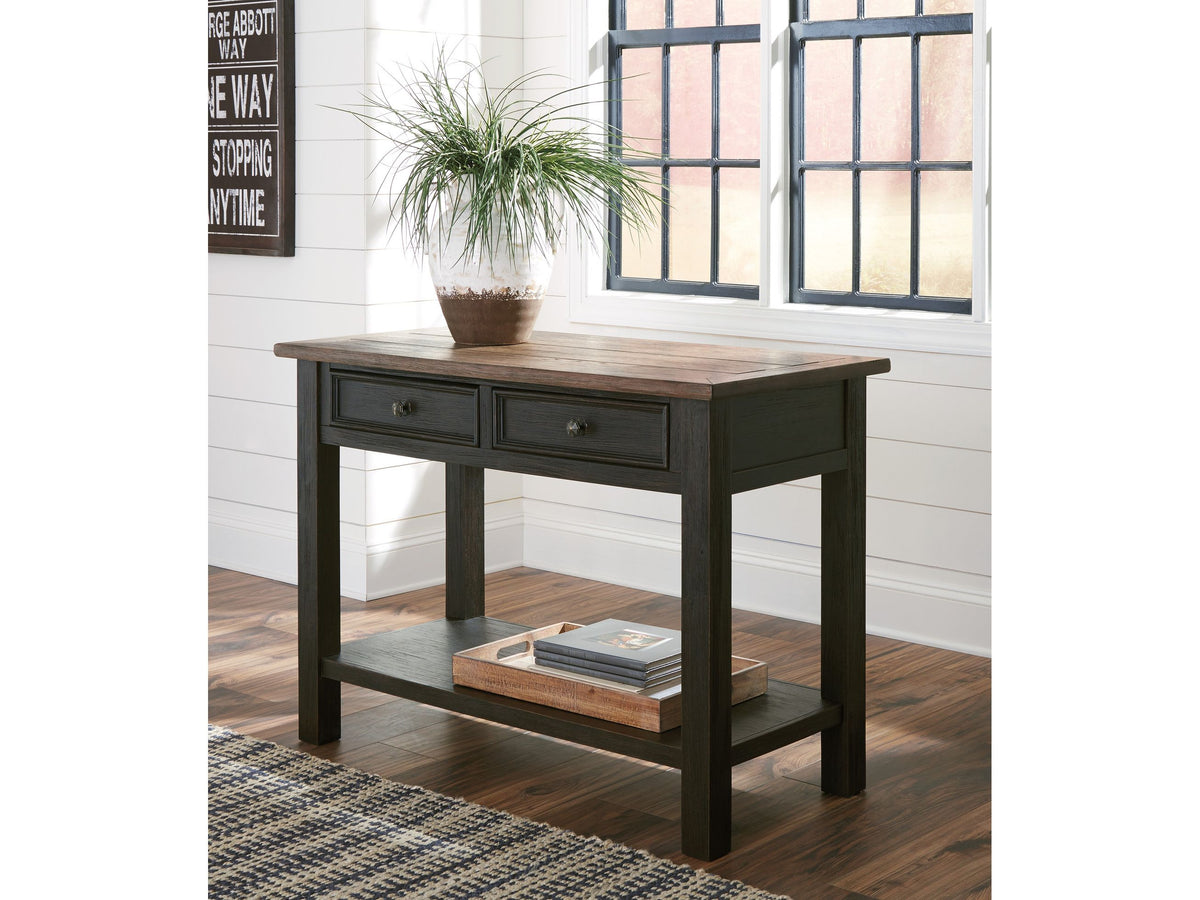 Tyler Creek Sofa/Console Table - Schleider Furniture & Mattress Company