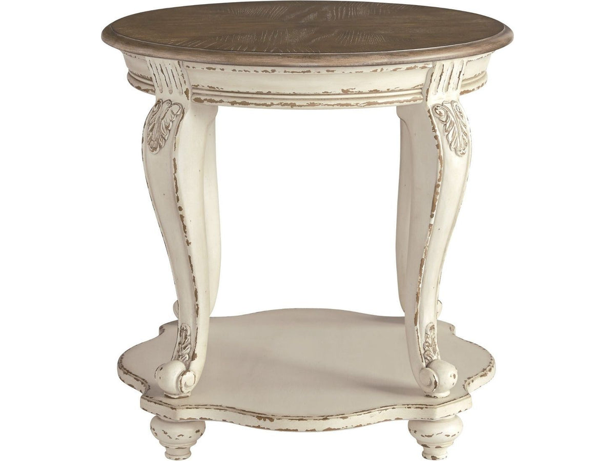 Realyn Round End Table - Schleider Furniture & Mattress Company