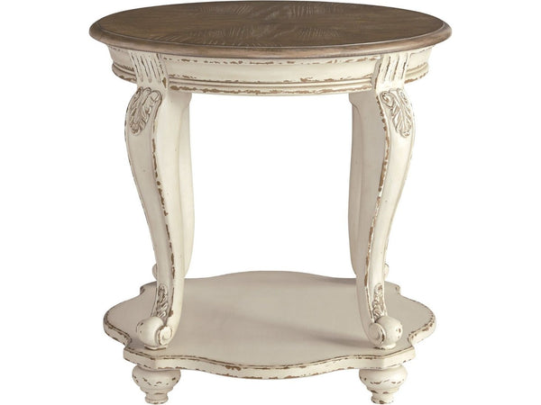 Realyn Round End Table - Schleider Furniture & Mattress Company