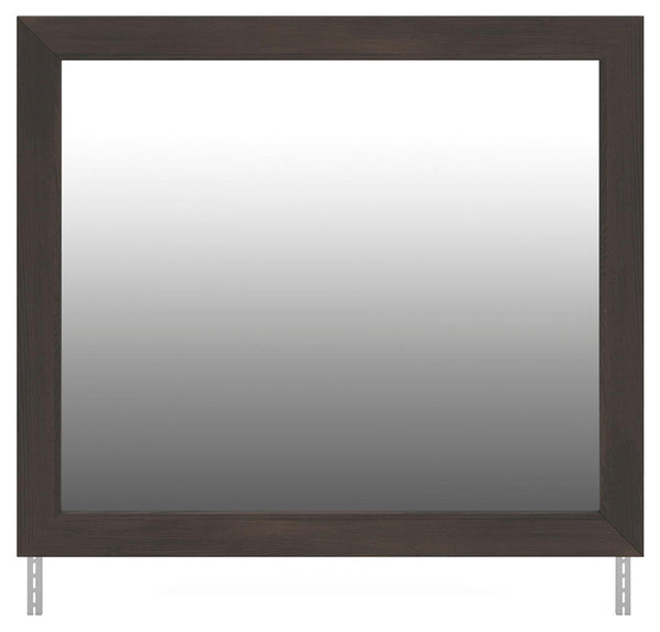 Shaehartin - Bedroom Mirror - Dark Brown