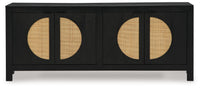 Cliffiings - Accent Cabinet - Black / Natural