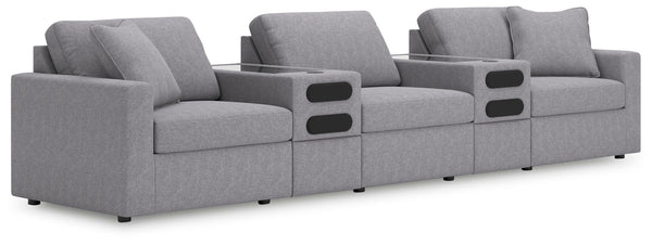 Modmax - Straight Sectional - Granite