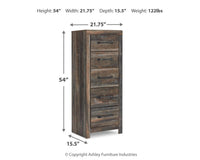 Drystan - Narrow Chest - Brown / Beige