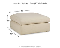 Elyza - Oversized Ottoman