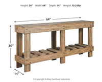 Susandeer - Console Sofa Table - Brown