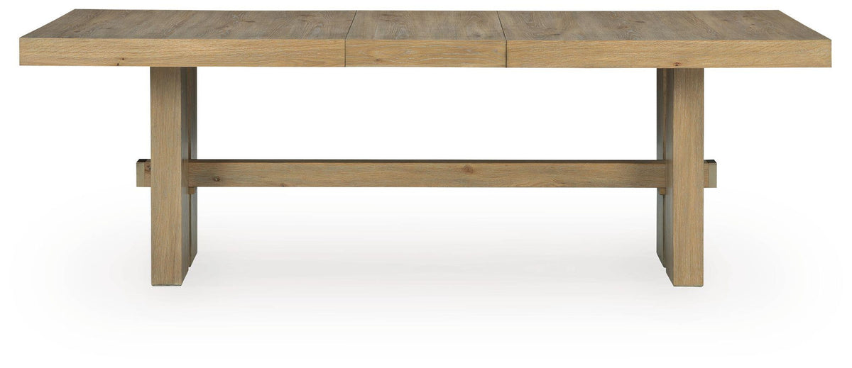 Lasinger - Rectangular Dining Room Extension Table - Light Brown