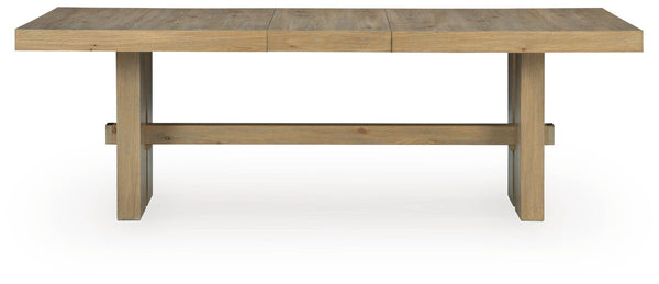 Lasinger - Rectangular Dining Room Extension Table - Light Brown