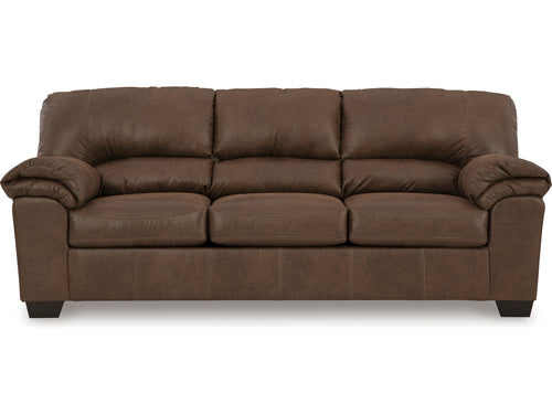 Bladen Faux Leather Sofa - Brown 1202038 - Schleider Furniture & Mattress Company 