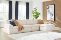 Fannin - 4-Piece Sectional With Ottoman - Ivory