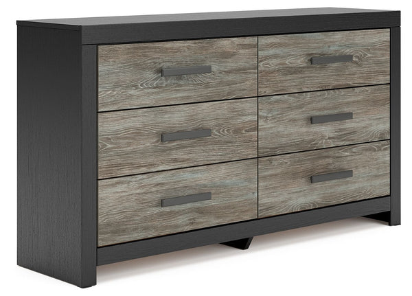 Broachmyn - 3 Pc. - Dresser And 2 Nightstands - Black / Gray - Schleider Furniture & Mattress Company 