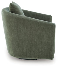 Leastow - Swivel Accent Chair - Loden