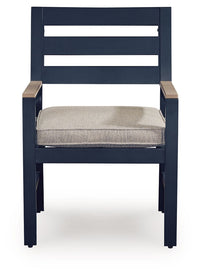 East Beach - Arm Chair With Cushion (Set of 2) - Blue